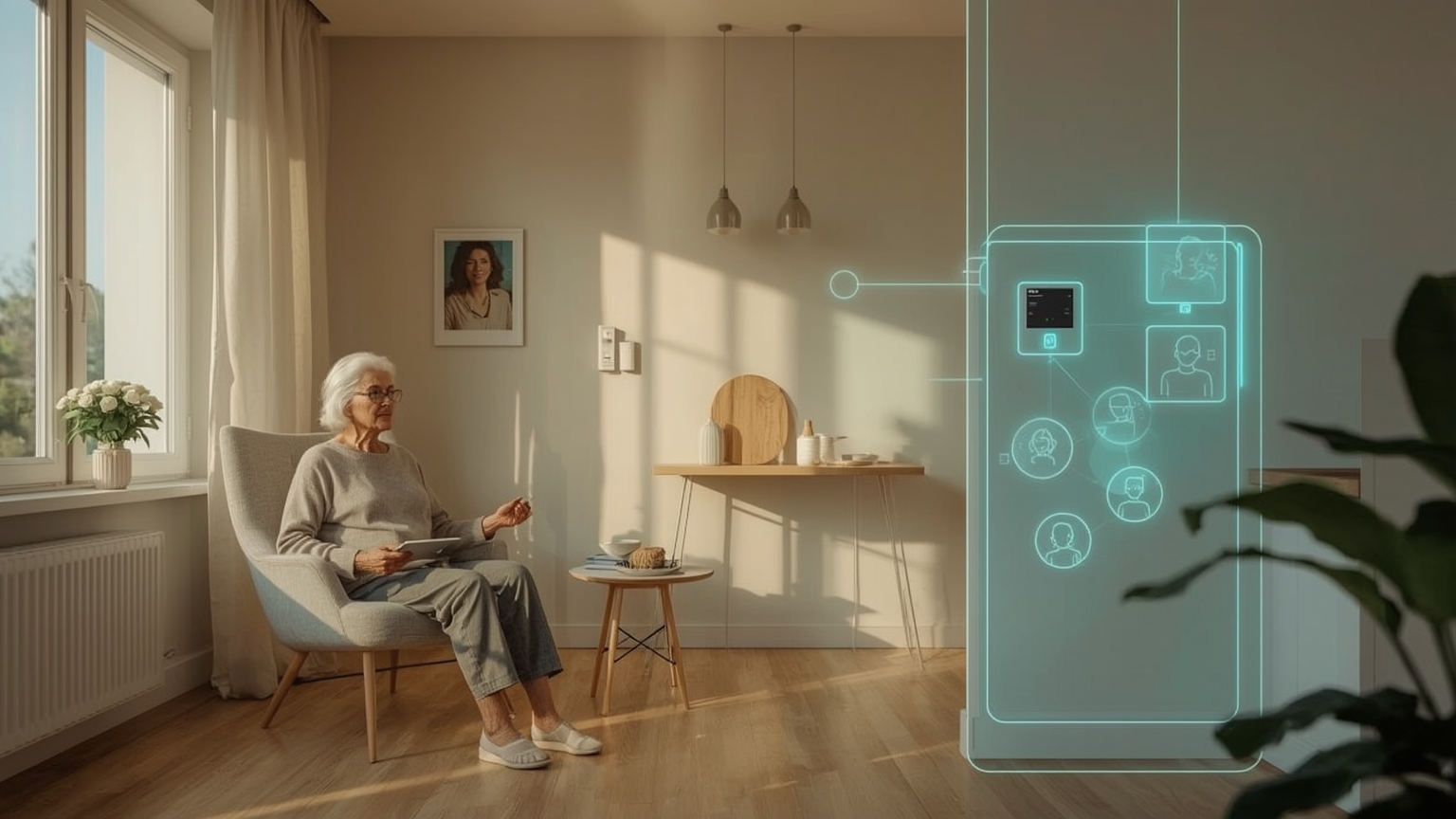 xx care Operating Layer in einer realen Wohnumgebung